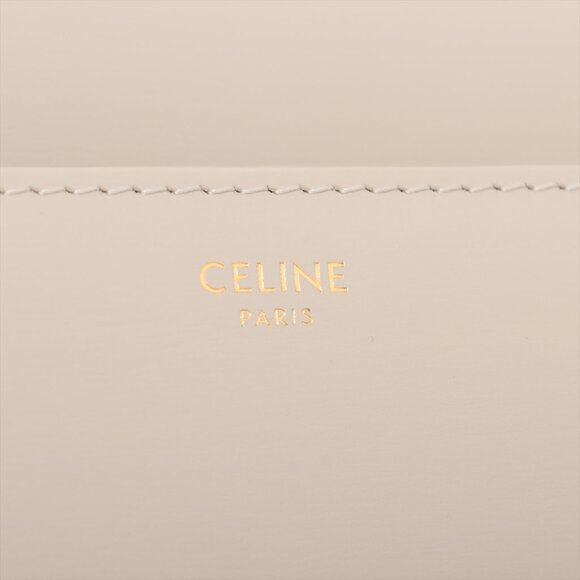 Celine Beige Shoulder Bag with Gold Detail - Picture 11 of 12